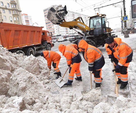 Уборка снега в Томске и  Томской области